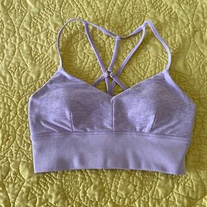 Alo Yoga Lush alosoft Bra ultra violet